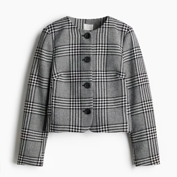 H&M Plaid Women's Jacket and Skirt Set - Picture 6 of 10